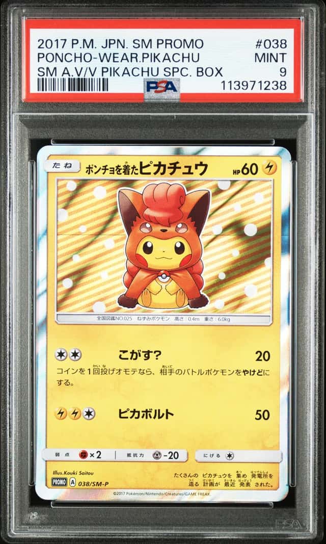 Poncho-wearing Pikachu