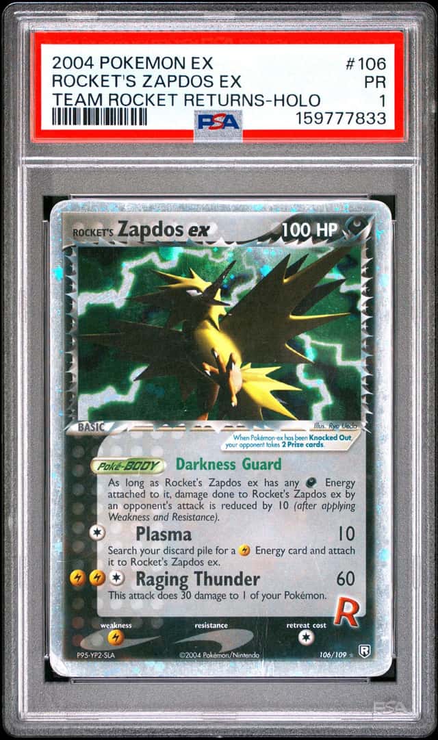 Rocket's Zapdos EX