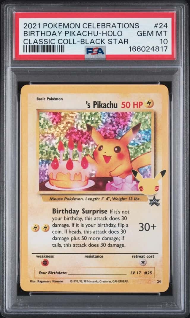 _____'s Pikachu STAMP [25th Anniversary] TEXTURED CONFETTI HOLO