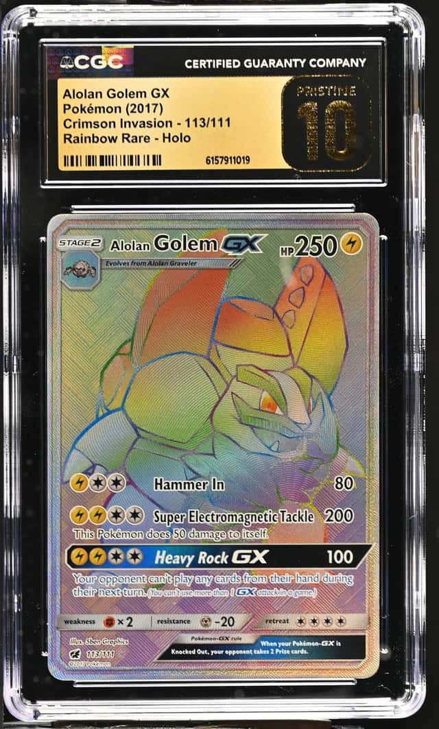 Alolan Golem GX