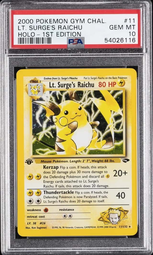 Lt. Surge's Raichu