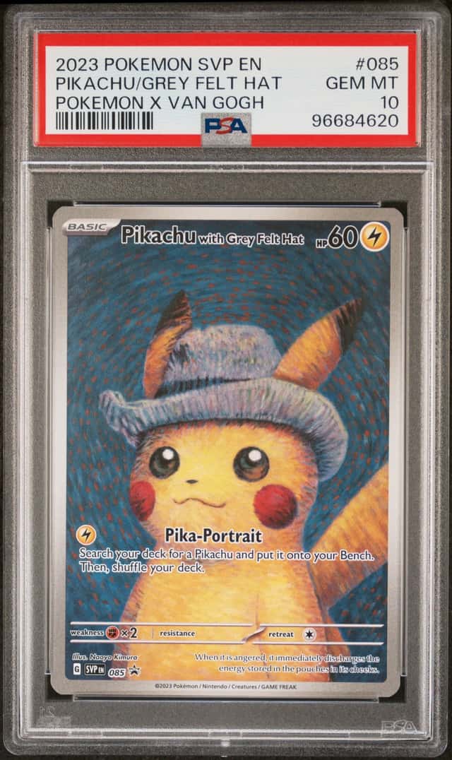 Pikachu/Grey Felt Hat