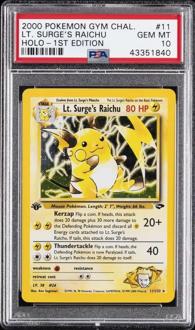 Lt. Surge's Raichu