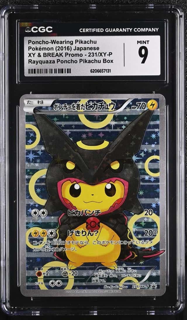 Poncho-wearing Pikachu