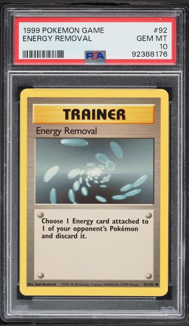 Energy Removal