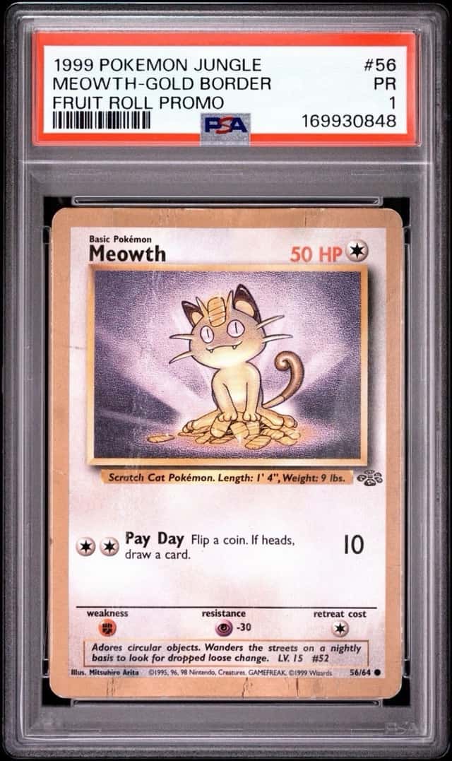 Meowth-Gold Border