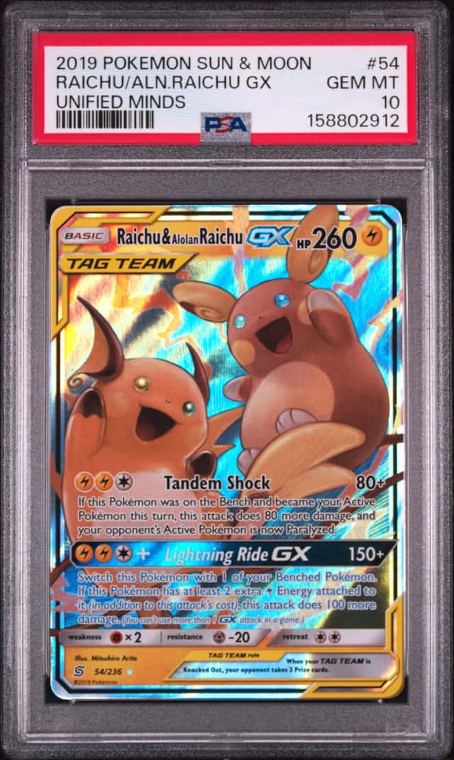 Raichu & Alolan Raichu GX