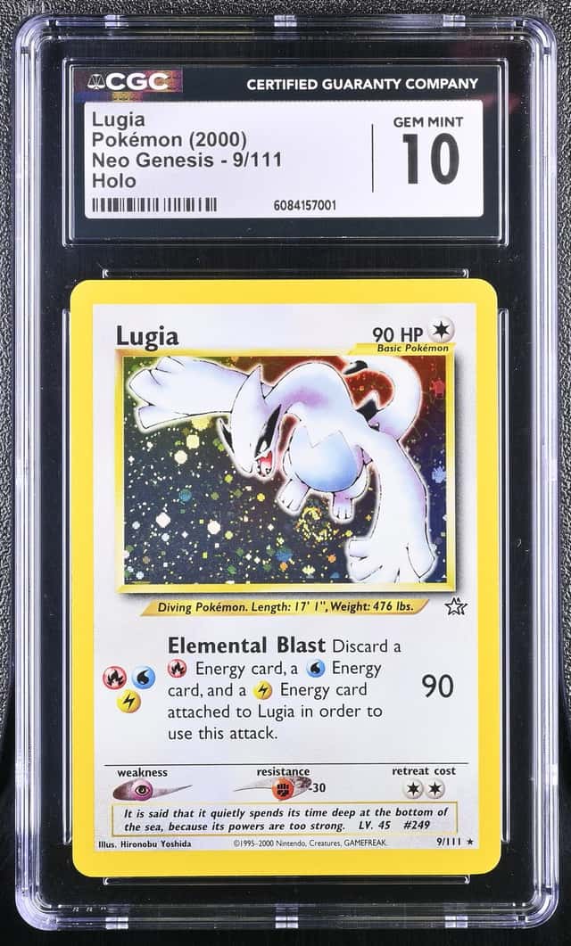 2000 Pokemon Neo Genesis Holo Lugia #9