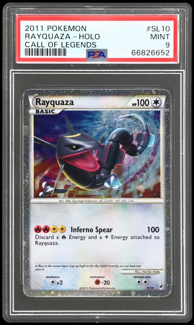 2011 Pokemon Call of Legends Holo Rayquaza #SL10