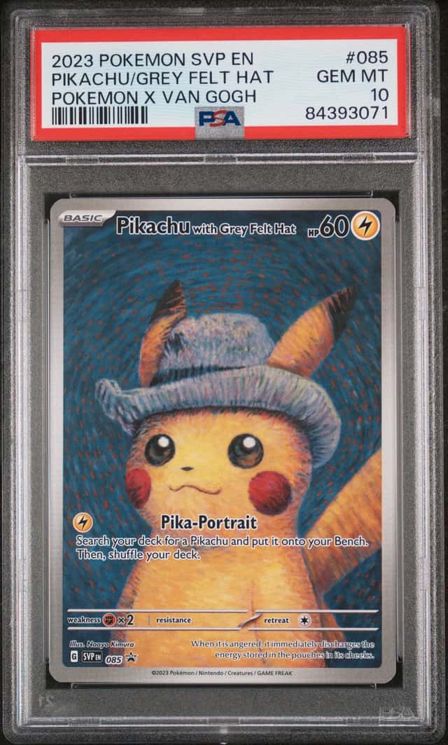 Pikachu/Grey Felt Hat