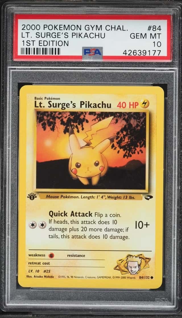 Lt. Surge's Pikachu