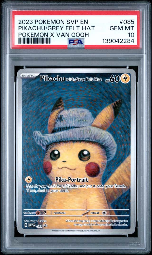 Pikachu/Grey Felt Hat