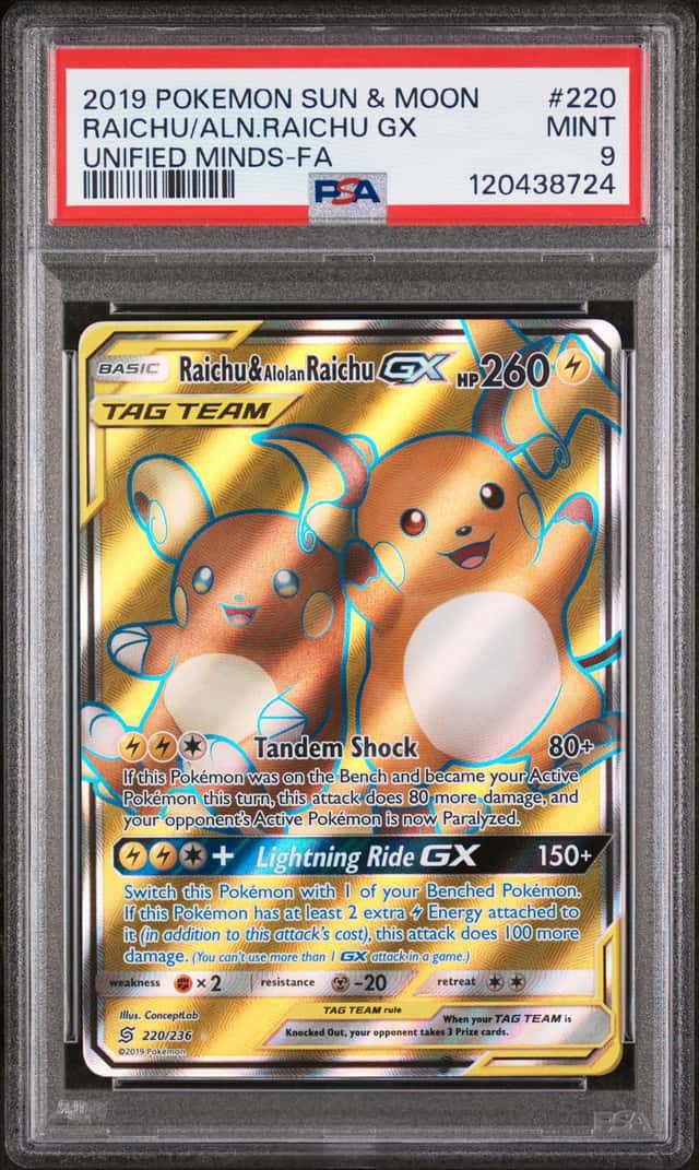 Raichu & Alolan Raichu GX