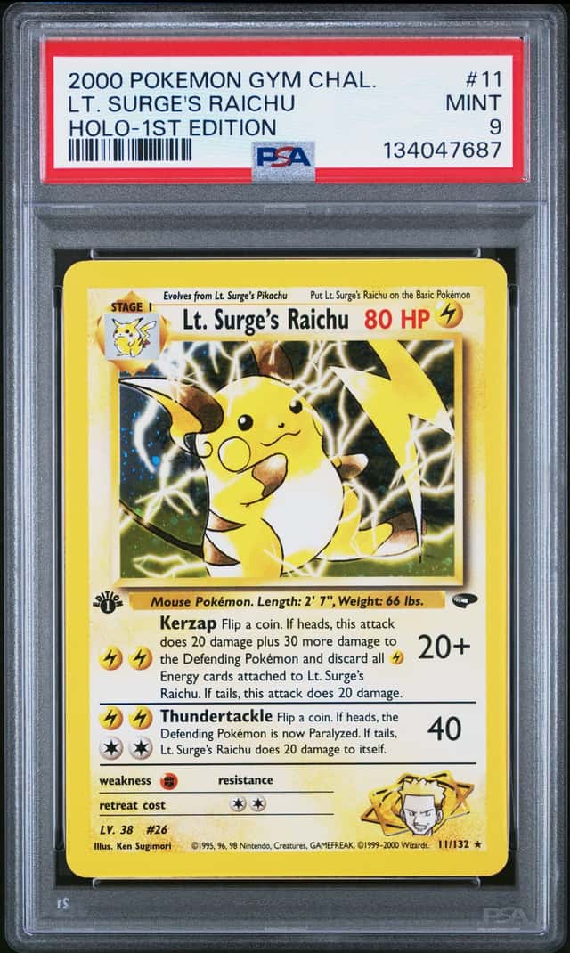 Lt. Surge's Raichu