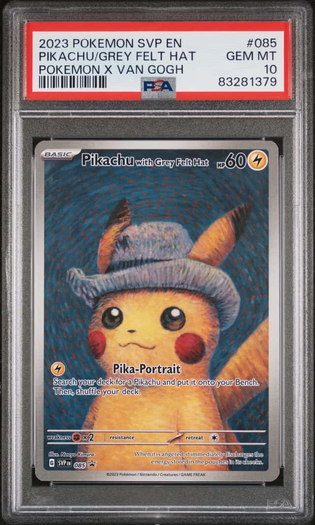 Pikachu/Grey Felt Hat