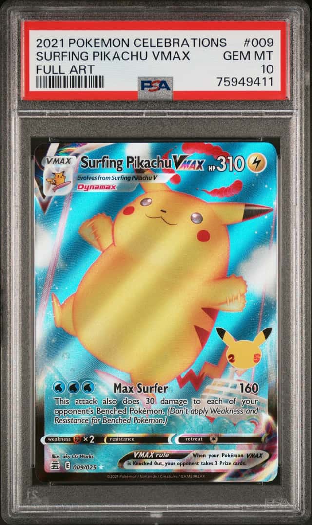 Surfing Pikachu VMAX