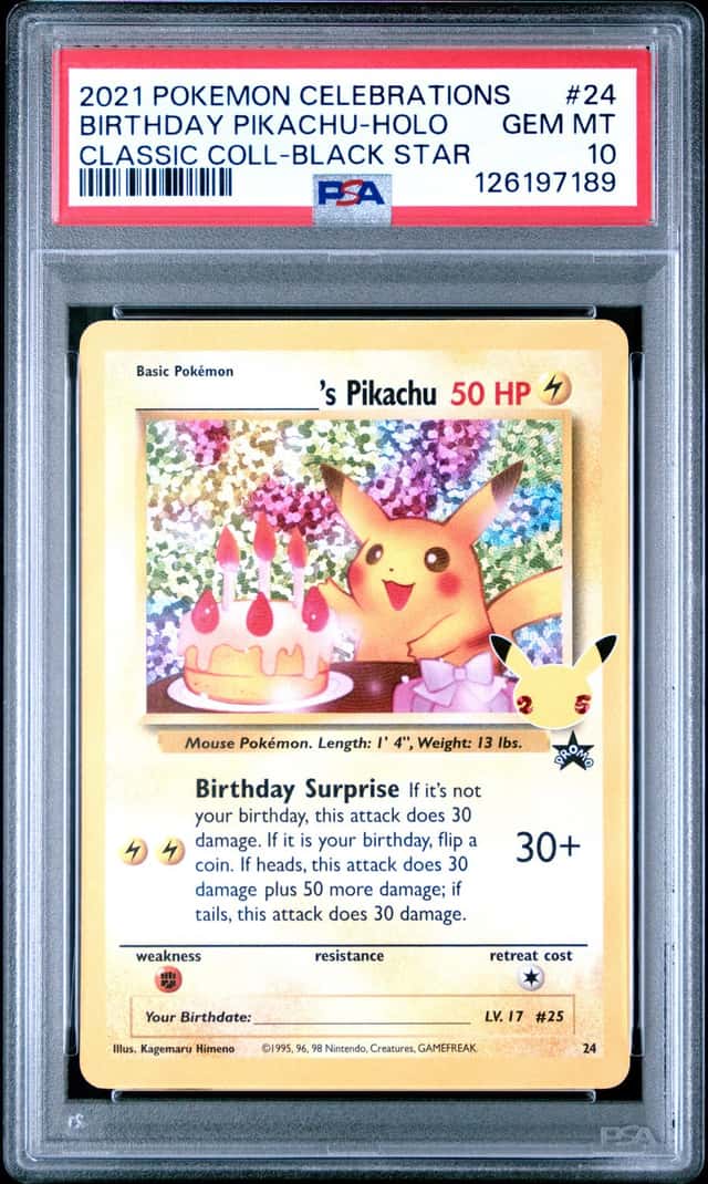 _____'s Pikachu STAMP [25th Anniversary] TEXTURED CONFETTI HOLO
