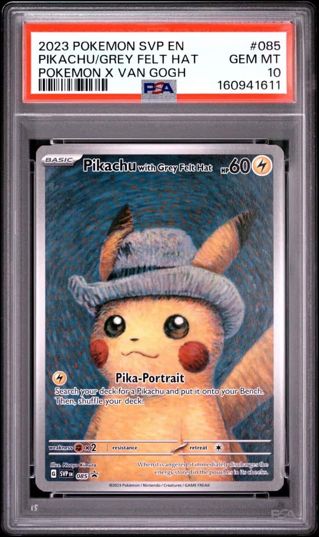 Pikachu/Grey Felt Hat