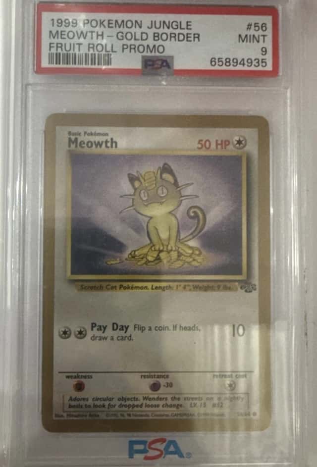 Meowth-Gold Border