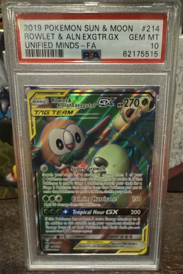 Rowlet & Alolan Exeggutor GX