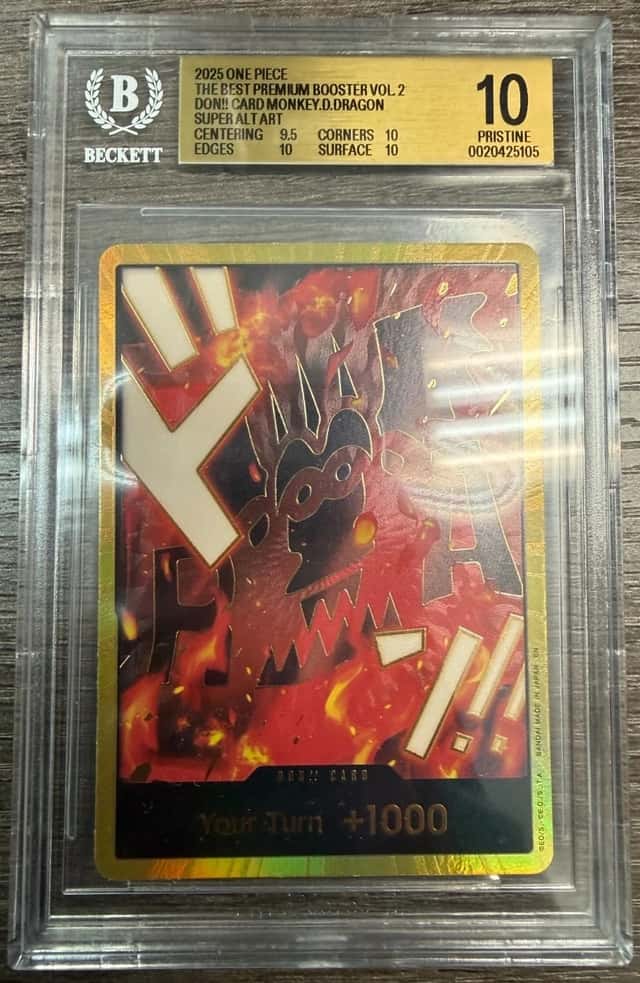 DON!! Card (Monkey.D.Dragon) SUPER ALT ART
