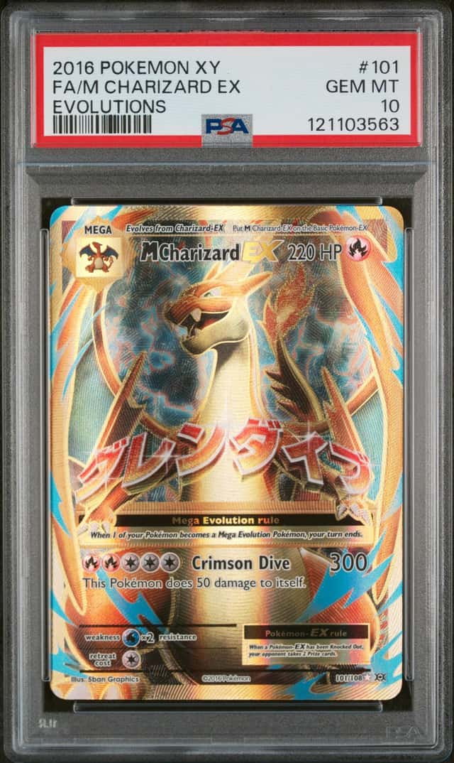 2016 Pokemon XY Evolutions M Charizard Ex #101