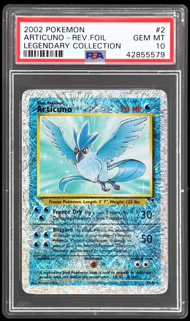 2002 Pokemon Legendary Collection Reverse Foil Articuno #2