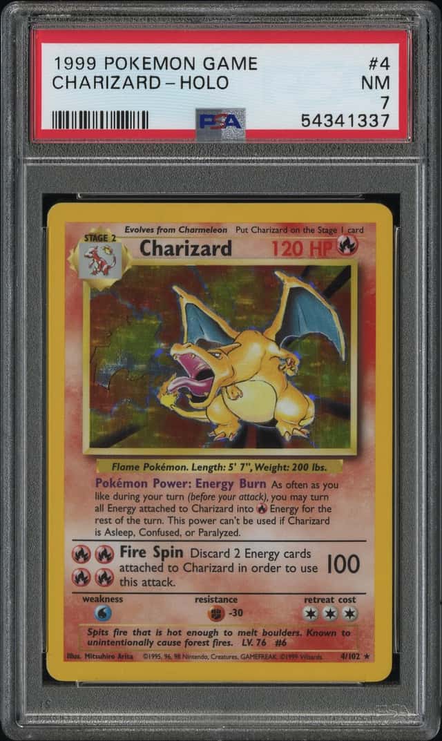 1999 Pokemon Base Set Holo Charizard #4