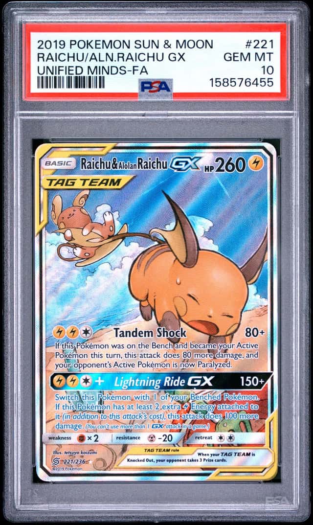 Raichu & Alolan Raichu GX