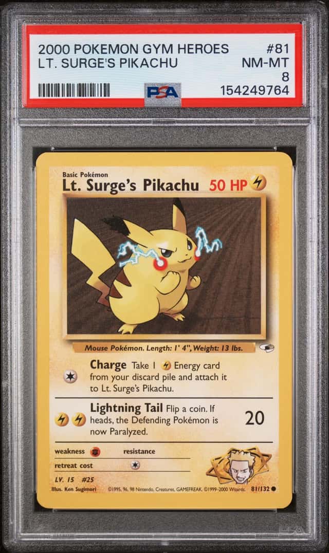 Lt. Surge's Pikachu