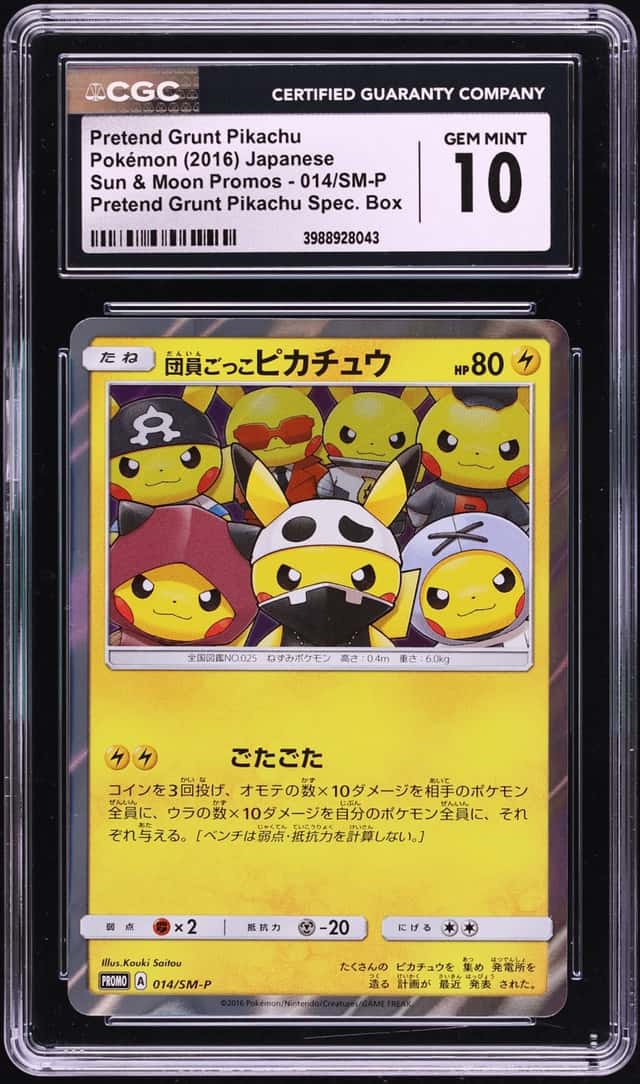 Pretend Grunt Pikachu