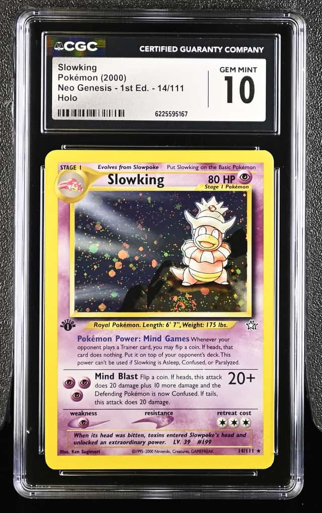 Pokémon Slowking 2000 Neo Genesis - 1st Ed. #14/111 Holo CGC 10