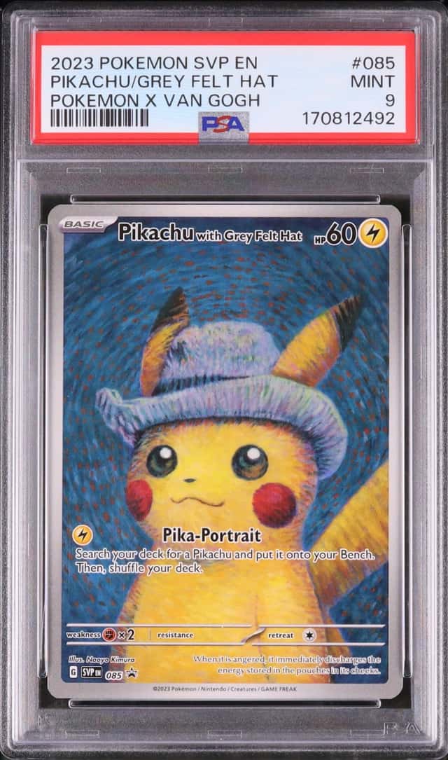 Pikachu/Grey Felt Hat