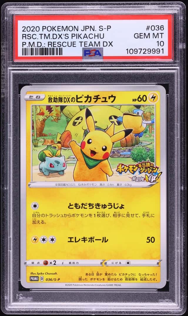Rescue Team Dx's Pikachu