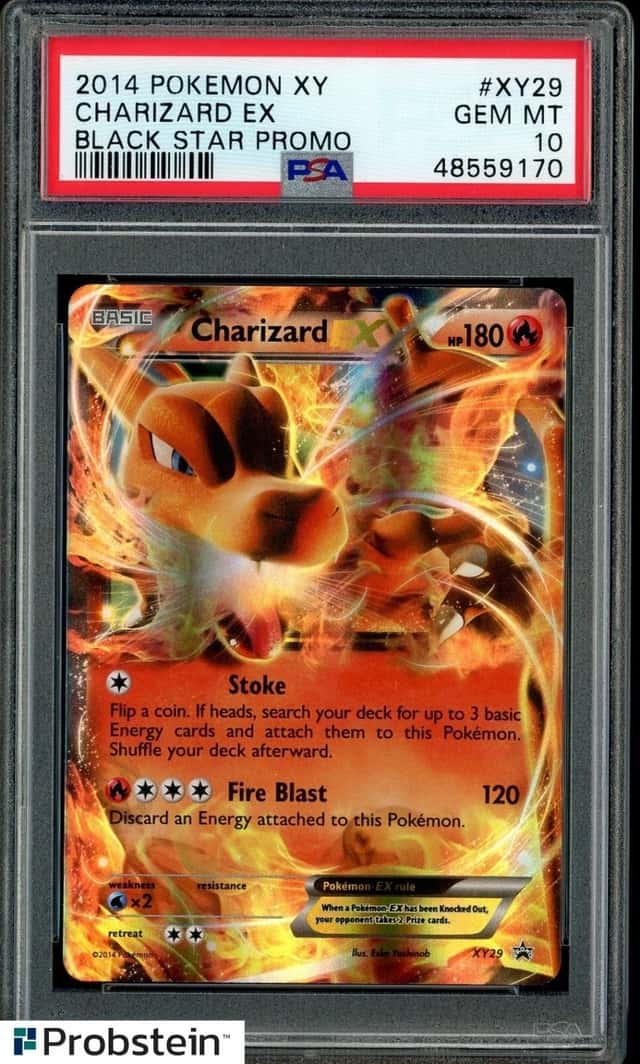 2014 POKEMON XY BLACK STAR PROMO #XY29 CHARIZARD EX PSA 10 GEM MINT