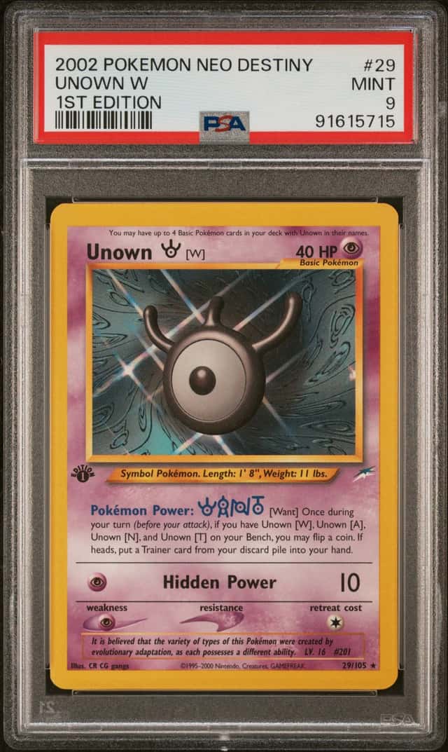 Unown W