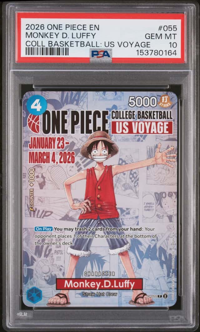 2026 One Piece Promo College Basketball US Voyage Monkey D. Luffy #P-055