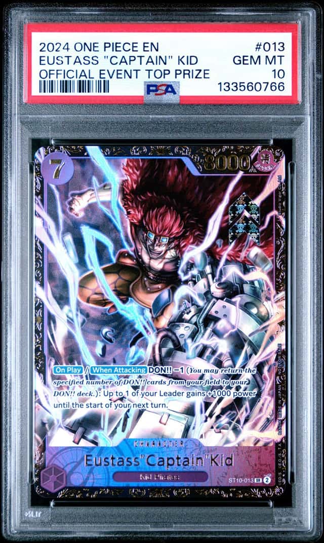 2024 One Piece Promo Official Event Top Prize Eustass Captain Kid #ST10013