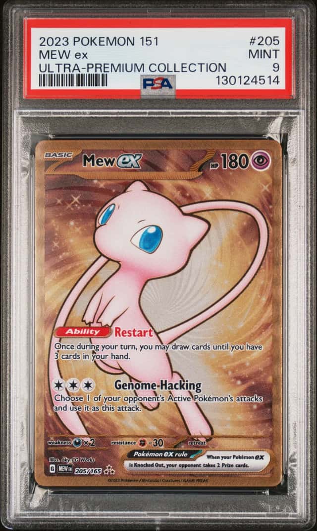 2023 POKEMON 151 ULTRA-PREMIUM COLLECTION #205 MEW EX PSA 9
