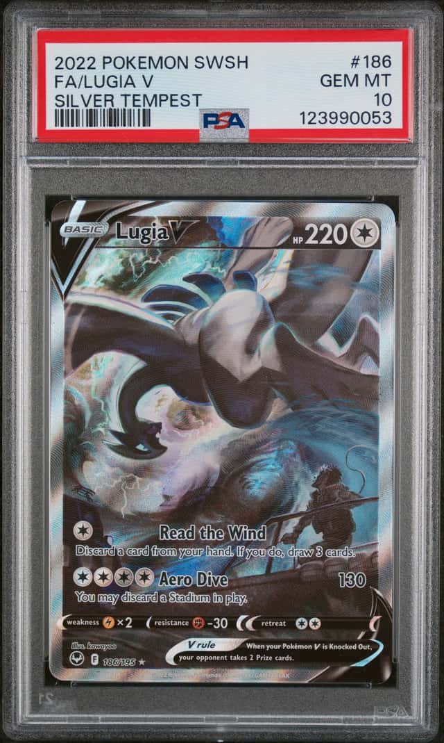 Lugia V #186 Silver Tempest 2022 Pokemon PSA 10 123990053