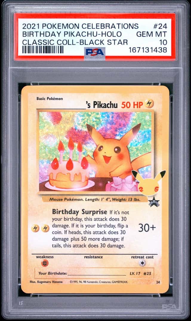 _____'s Pikachu STAMP [25th Anniversary] TEXTURED CONFETTI HOLO