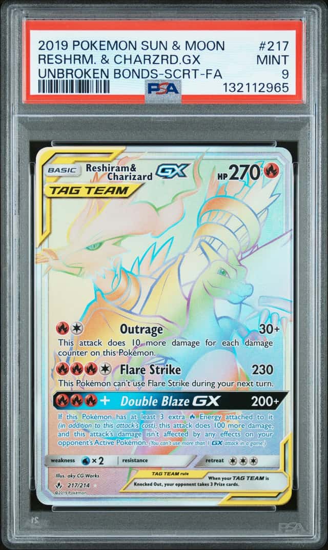 Reshiram & Charizard GX