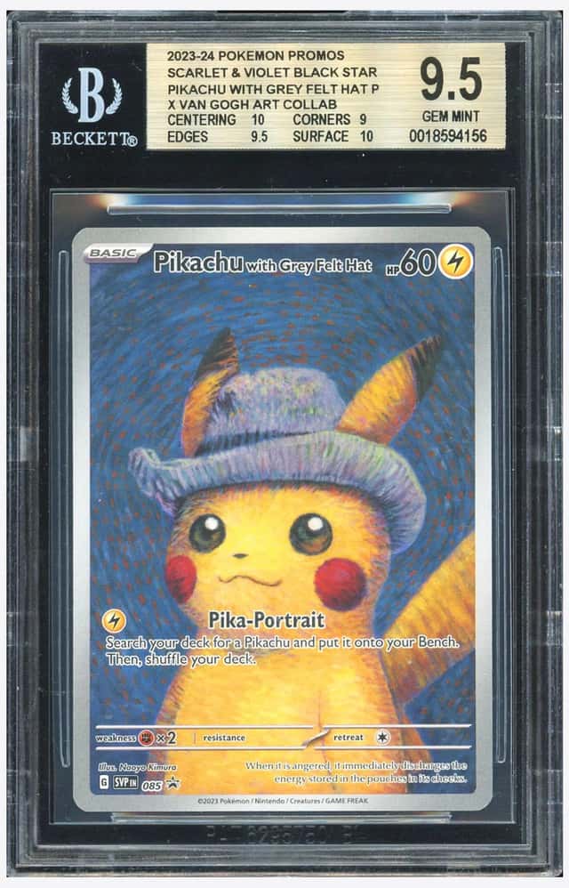 Pikachu/Grey Felt Hat
