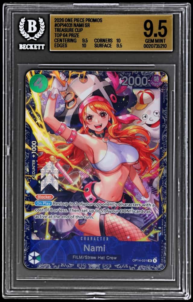 2026 One Piece Promo Treasure Cup Top 64 Prize Nami #OP14031