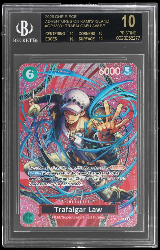 2026 One Piece Adventure On Kami's Island Special Alternate Art Trafalgar Law #OP13031