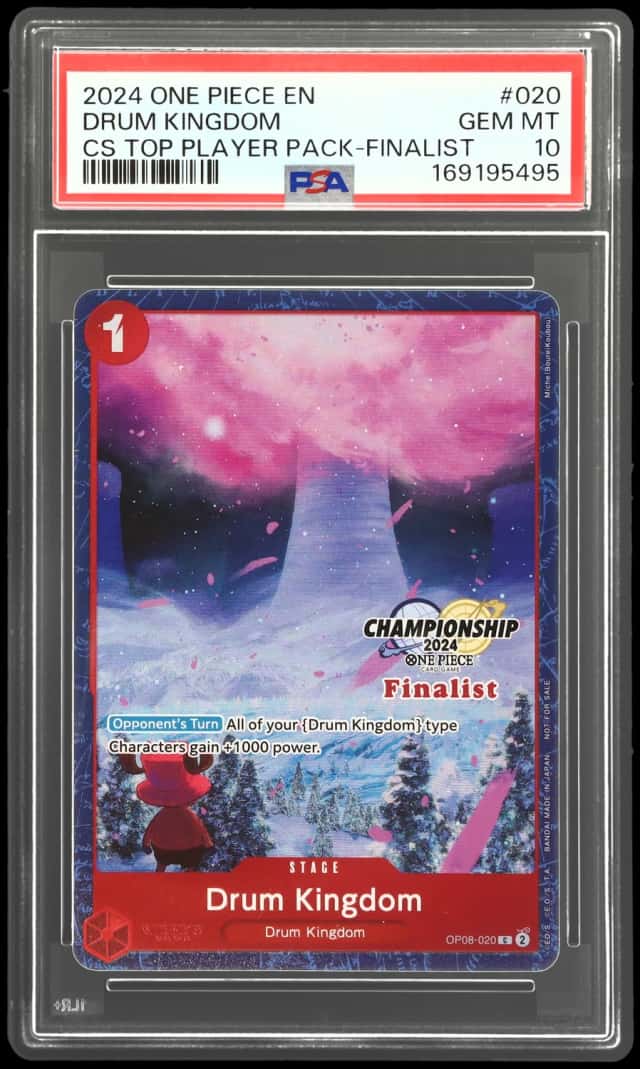 2024 One Piece Promo Championship Finalist Pack Drum Kingdom #OP08020