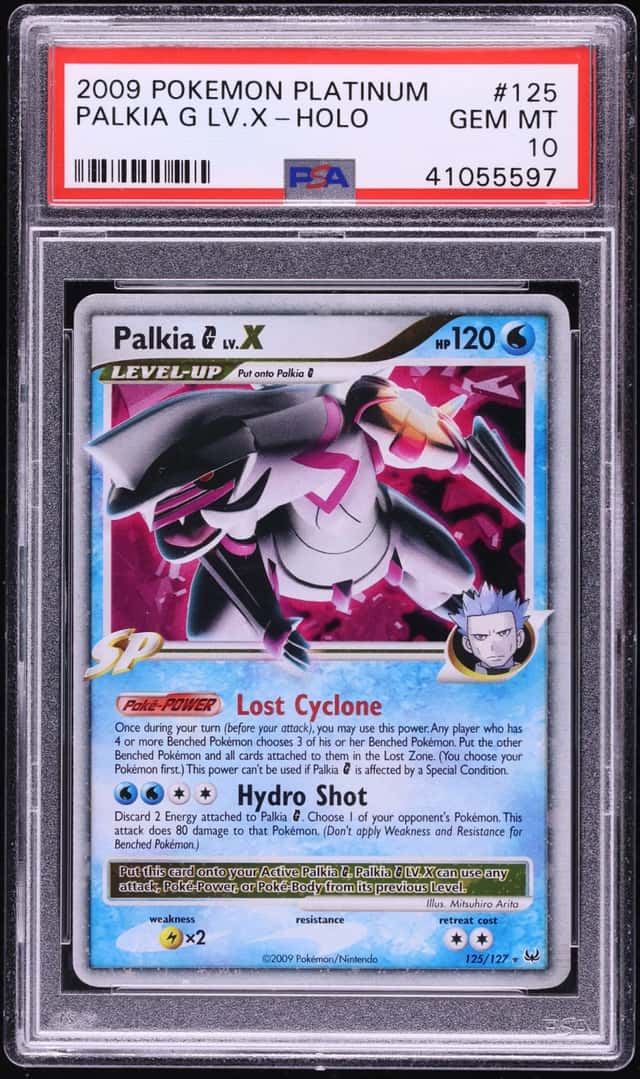 2009 Pokemon Platinum Holo Palkia G LV.X #125 PSA 10 GEM MINT