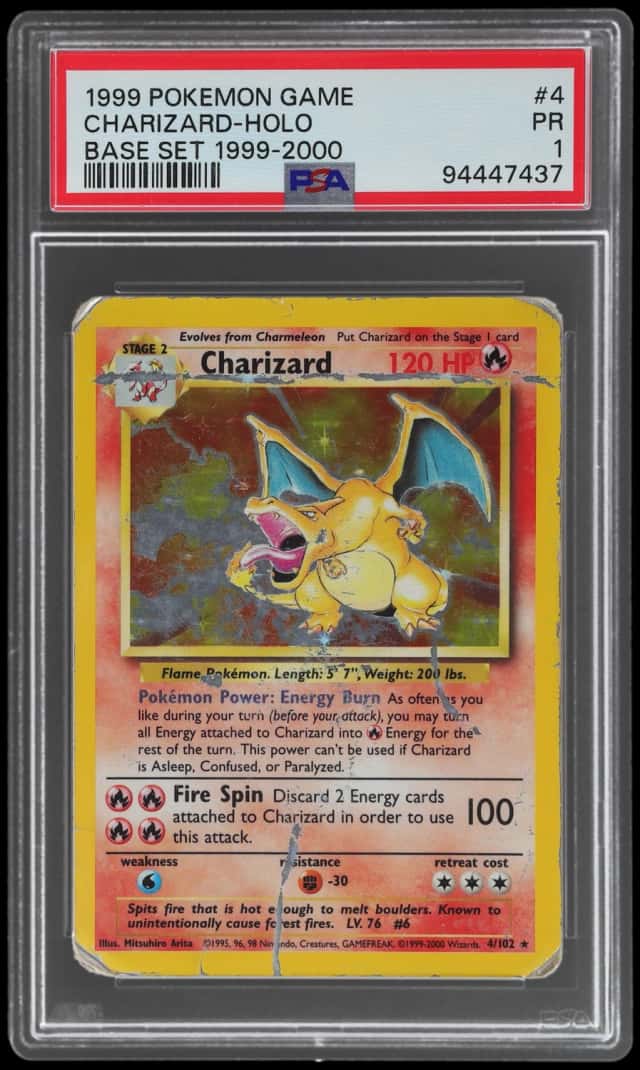 1999 Pokemon Base Set 1999-2000 Holo Charizard #4