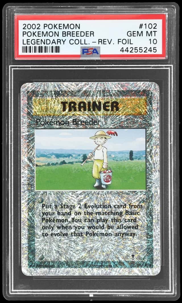 2002 Pokemon Legendary Collection Reverse Holo Pokemon Breeder #102