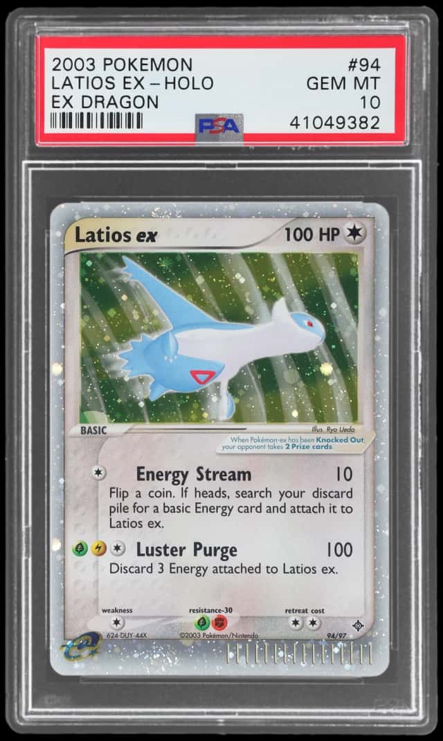 2003 Pokemon Ex Dragon Holo Latios Ex #94
